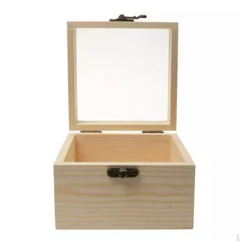 Незаконченные изделия из дерева DIY грязевая основа витрина детские игрушки подарочная коробка для ювелирных изделий