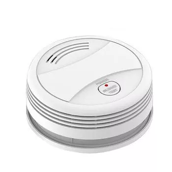 Независимый фотоэлектрический датчик Tuya Wi-Fi, детектор дыма, защита от огня, звуковой свет, пожарная сигнализация белый