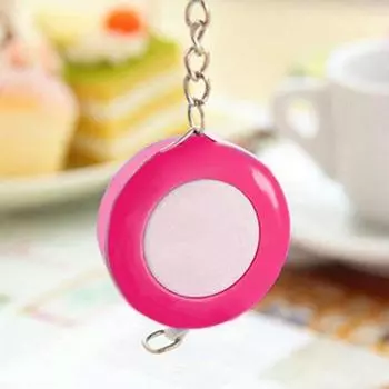 Нежная 1,5 метра маленькая рулетка ярких цветов брелок рулетка размер одежды красный