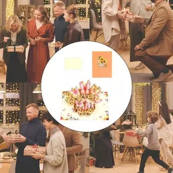 Нежная 3D всплывающая поздравительная открытка Восхитительная 3D поздравительная открытка с цветами и бабочками Стильная бумажная открытка для благословения A