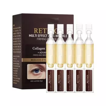 Нежная кожа, упругая кожа вокруг глаз, решает проблему сухости кожи, сохраняет кожу влажной, свежей, а не жирной, и делает кожу 1 коробка 1,5 мл*15 шт. One Size коричневый