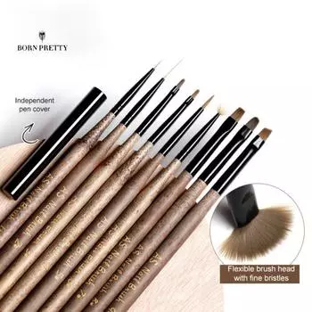 Нежная роспись ногтей украшения для ногтей ручка DIY ультра тонкий кончик головки 1