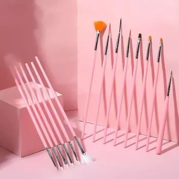 Нежная ручка для рисования ногтей с 3D-эффектом, легко управляемая, противоскользящая