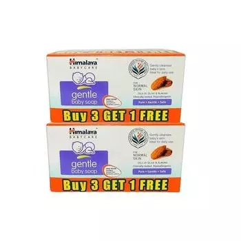 Нежное детское мыло Himalaya (Белый_75г_8 шт.)- Упаковка из 2 шт.
