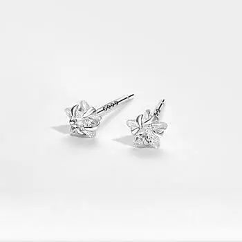 Нежное стильное ожерелье в виде пятиконечной звезды, серьги-звезды, супер фея, серьги для прокалывания ушей, ожерелье, новый женский тренд