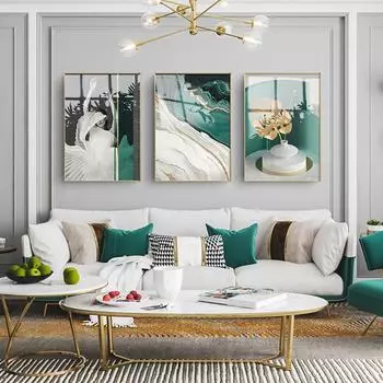 Нежное украшение для девушки в скандинавском стиле, холст, картина, роскошный абстрактный пейзаж, художественный постер для дома, гостиной, Настенный декор, фреска 21cm30cm NoFrame