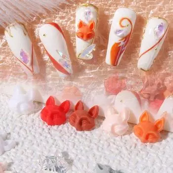 Нежное украшение для ногтей Однотонное Красочное Мягкое