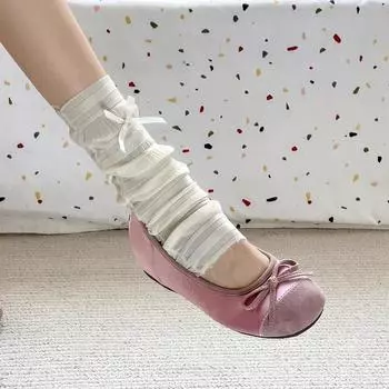 Нежные балетки женские туфли на плоской подошве французские конфеты мягкая подошва серебристые новые китайские красные туфли весенние маленькие ароматные ветряные женские туфли 35 жёлтый