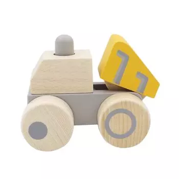 Нежные цвета деревянная игрушка грузовик SQUEAKY TRUCK Squeaky Truck (СЕРЫЙ)