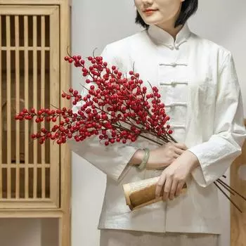 Нежные искусственные фрукты без запаха, красные, прочные красный