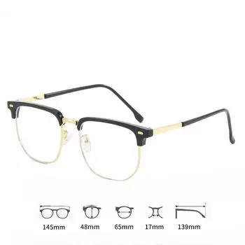 Нежные полуоправы для мужчин, красивые проволочные оправы для бровей, очки с защитой от синего света для женщин, универсальные оправы для близорукости для женщин
