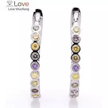 Нежные серьги-кольца для женщин, изысканные крошечные цирконии, модные женские аксессуары, модные дизайнерские украшения