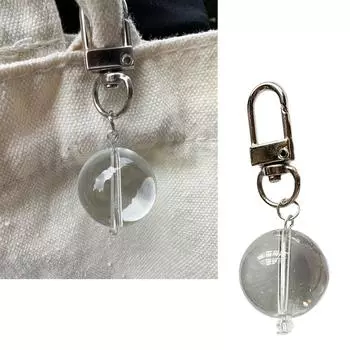 Нежный акриловый брелок-сфера, уникальный акриловый брелок-сфера, очаровательные элегантные брелоки-подвески для женщин и девочек 1