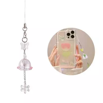 Нежный брелок-подвеска в виде бабочки для женщин, сумка, кошелек, телефон, цепочка, креативный рюкзак, подвеска и чехол для наушников, аксессуар 3