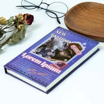 Нежный фиолетовый блокнот в стиле инс, дневник высокой ценности, обязательная книга для записей студента