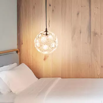 Нежный хрустальный цветочный дизайн люстры абажур подвесной светильник золото