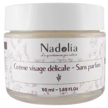 Нежный крем для лица - без отдушек Nadolia