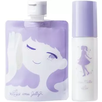 Нежный подростковый набор для ухода за кожей с угревой сыпью для подростков Очищающий гель imuJelly 150 г Лечебный лосьон imuMilk Acne Профилактика угревой сыпи Очищающее средство для лица ImuJelly