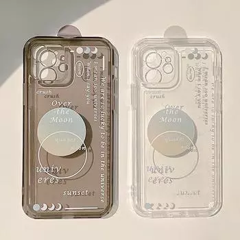 Нежный силиконовый чехол для телефона «Забавный лунный закат» для Iphone 12 Mini 11 13 Pro Max Se 2020 7 8 Plus X Xr Xs Max, милый чехол Ins for iphone 7 8