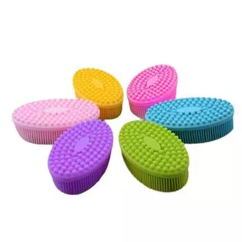 Нежный скраб для лица и тела, отшелушивающий массаж, нубы для кожи, устраняют целлюлит зелёный