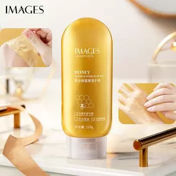 Нежный воск для рук «Золотой мед» Увлажняет сухую и гладкую кожу рук Наносит отшелушивающую маску для рук 210g