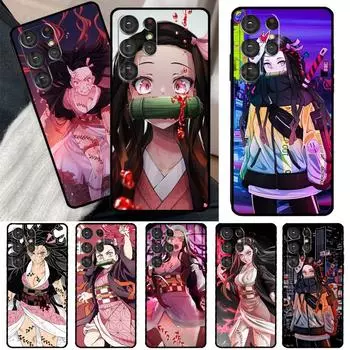 Nezuko Kamado Demon Slayer для Samsung Galaxy S21 S22 Ultra Note 20 S8 S9 S10 Plus Note 10 Plus S20 FE чехол для телефона Galaxy S10e