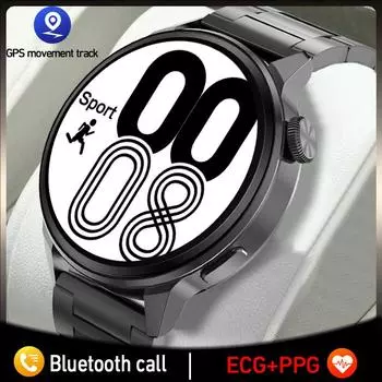 Nfc Bluetooth Call Smart Watch Мужские Женские AI Voice Assistant GPS Motion Track Ecg+ppg Smartwatch Женские Водонепроницаемые Ip68