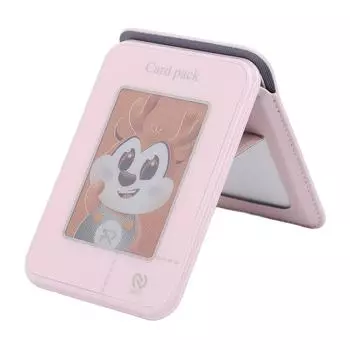 NFC дисплей кошелек стенд 2.7 дюйма управление через приложение 3 режима чернильный экран магнитный держатель для карт 16 15 14 13 розовый