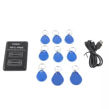NFC-карта дубликатор зашифрованный декодирующий 125 кГц 13,56 МГц ID IC карт считыватель писатель для жилых помещений