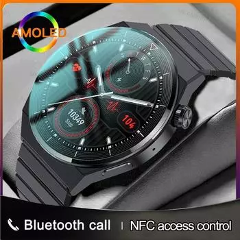 Nfc умные часы мужские Gt3 Pro Amoled 390*390 HD экран сердечного ритма Bluetooth вызов Ip68 водонепроницаемые умные часы для Xiaomi Huawei China