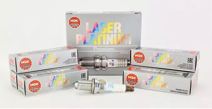 NGK Spark Plug 6 Piece Double Laser Platinum OEM Upgrade Set
