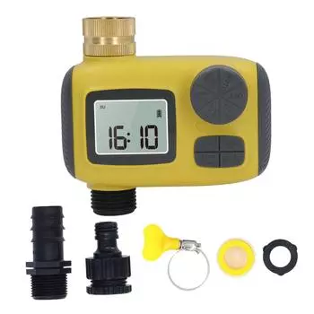 NH3/4in Таймер для разбрызгивателя Чистый медный соединитель Программируемый таймер для полива садового шланга Уличный автоматический Irri