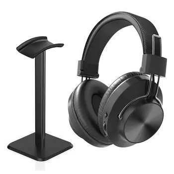 NIA S4000 Складная гарнитура с наушниками Bluetooth-наушники 3,5 мм AUX IN TF-карта MP3-плеер FM-радио с микрофоном + съемный держатель для наушников Z6