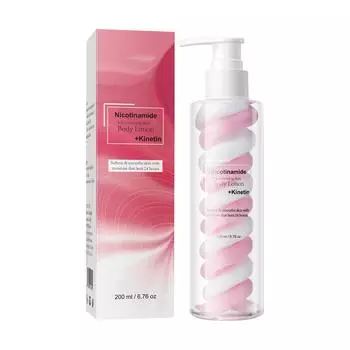 Ниацинамид Двухцветный лосьон для тела Смягчает кожу Увлажняет Восстанавливает Воду И Осветляет Лосьон для тела 200 мл