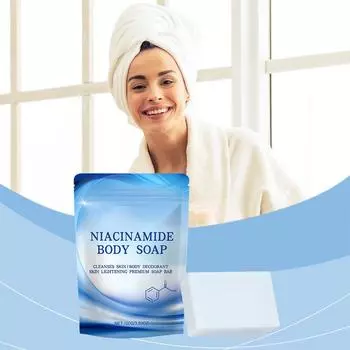 Ниацинамидное мыло для лица и тела, отбеливающее мыло для тела, ниацинамидное мыло для подмышек, уход за кожей Chicke L8L7 white-2pcs