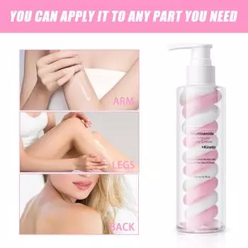 Ниацинамидный двухцветный лосьон для тела смягчает кожу, увлажняет, восполняет запасы воды и осветляет лосьон для тела 200 мл One size