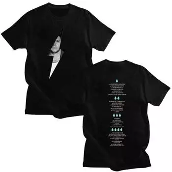 Niall Horan Heartbreak Weather T-shirt Niall Horan Fans Gifts Anniversary Tee Women Men Vintage Aesthetic Tshirt Cotton Soft Top XS чёрный
