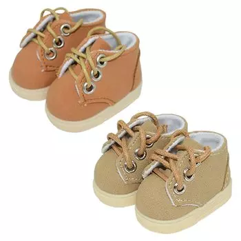 nianniyhouse 20 см кукольная обувь для плюшевых игрушек кукольная обувь из хлопка кукольная обувь набор из 2 пар обуви длина кукольные аксессуары наряды 1/6BJD 4.8 см (легкий