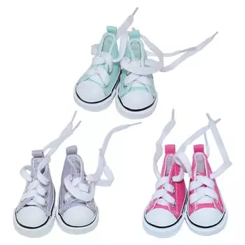 nianyyhouse 20 см кукольная обувь для мягких игрушек Комплект кукольной обуви из хлопка Холщовая обувь Длина обуви аксессуары для кукол 3 3-х частей примерно. 5.5см Наряд (с-5)