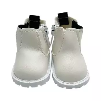 nianyyhouse 20 см мягкая игрушка обувь кукольная обувь длина ботинка хлопковые кукольные сапоги 1/6bjd 5.5 см (белый)