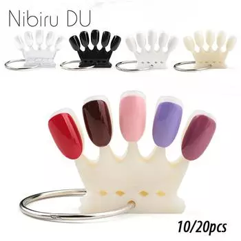 Nibiru DU накладные ногти DIY маникюр образцы лака для ногтей акриловый дизайн ногтей дисплей цветная карта инструмент для дизайна ногтей