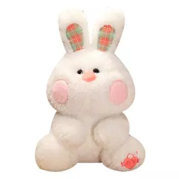 Nic Cute Fat Rabbit Peluche Toys Пушистый кролик Банни Подушка для рук Грелка Длинные плюшевые куклы для девочек Детские подарки на день рождения