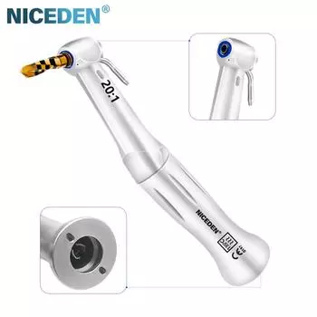 NICEDEN SG20 Стоматологический 20:1 Имплантационный наконечник Контра-угловой низкоскоростной турбинный стоматологический хирург