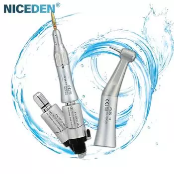 Niceden Стоматологический угловой наконечник типа F x с низкой скоростью 1:1 распылитель воды прямой внешний привод двигателя воздух стоматологический air motor 2holes