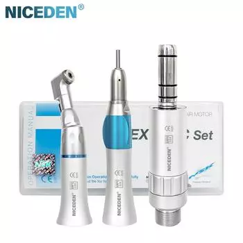NICEDEN Surgical Straight Handpiece dental External Irrigation Channel Low Speed Hand piece dental Supply Surgical Straight