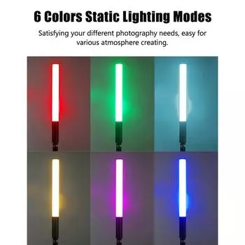 NiceFoto TC-209RGB RGB Светодиодная трубка Портативная заполняющая световая палочка с двухцветной температурой чёрный