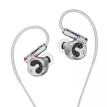 NICEHCK F1 Планарные магнитные канальные наушники с насадкой, сменный 2-контактный разъем, смешанный кабель из монокристаллической меди OCC и посеребренный