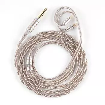 NICEHCK MixDNA наушники кабель для обновления 2Pin 6N посеребренная медь 6N медь OFC смешанный сменный кабель наушники улучшенное качество звука уникальные детали
