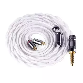 NICEHCK SnowWings наушники 2Pin 7N посеребренные 24K позолоченные OCC высокопроводящий медный экранирующий слой проводник HIFI подлинное позолоченное