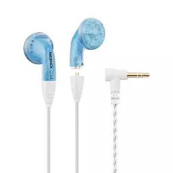 NICEHCK YDX Kakin Genmichi Динамические драйверные наушники Наушники PET диафрагма HIFI наушники Recable Design Удобный штекер для ношения Ультралегкий серебристый